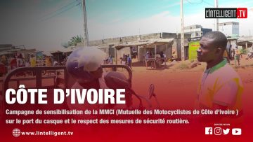 Campagne de sensibilisation de Mutuelle des Motocyclistes de Côte dIvoire