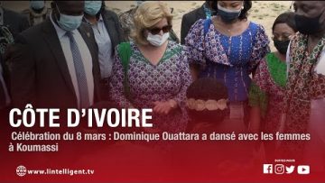 Côte d’Ivoire – Célébration du 8 mars : Dominique Ouattara a dansé avec les femmes à Koumassi