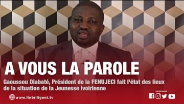 DIABATÉ G. président de la FENUJECI, fait létat des lieux de la situation de la jeunesse ivoirienne
