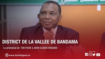 DISTRICT DE LA VALLEE DE BANDAMA / La promesse de TUO FOZIE à JEAN CLAUDE KOUASSI