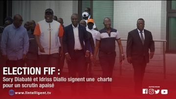 Élection FIF : Sory Diabaté et Idriss Diallo signent une  charte pour un scrutin apaisé