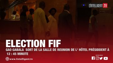 ÉLECTIONS FIF: GABALA sort tardivement de lHôtel Président après des tensions avec les candidats