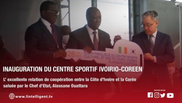 Inauguration du Centre sportif Ivoirio-Coreen