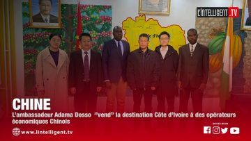 Lambassadeur ADAMA DOSSO vend la destination Côte dIvoire à des opérateurs économiques chinois