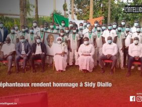 Lancien Président de la FIF, Sidy Diallo honoré par les éléphanteaux de Côte divoire