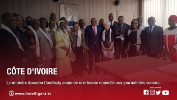Le ministre AMADOU COULIBALY annonce une bonne nouvelle aux journalistes seniors