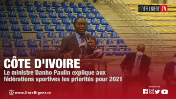 Le ministre Danho Paulin explique aux fédérations sportives les priorités pour 2021