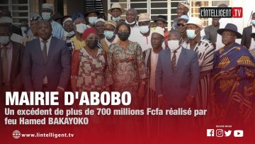 Mairie dAbobo Un excédent de plus de 700 millions Fcfa réalisé par feu Hamed Bakayoko
