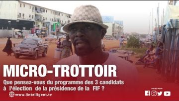 Que pensez vous du programme des 3 candidats à lélection de la présidence de la FIF?