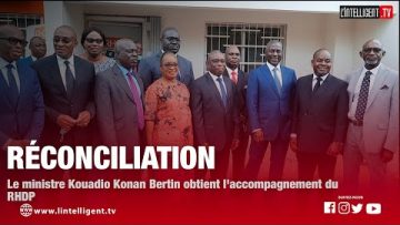 Réconciliation : le ministre KOUADIO KONAN BERTIN obtient laccompagnement du RHDP