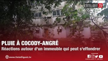 Pluie à Cocody-Angré : réactions autour dun immeuble qui peut seffondrer