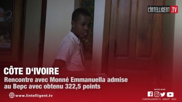 Côte dIvoire : rencontre avec MONNEY EMMANUELLA admise au BEPC avec 322,5 points