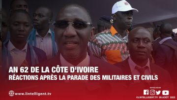 An 62 de la Côte dIvoire : réactions après la parade des militaires et civils