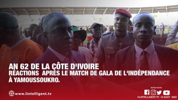 An 62 de la Côte dIvoire : Réactions après le Match de gala de lindépendance à Yamoussoukro