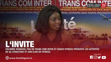 COLOMBE KOUAKOU PDG de TRANS COM INTER présente les activités de sa structure et son club de fitness