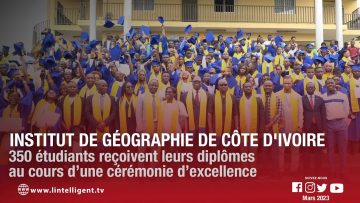 Institut de géographie de Côte dIvoire : 350 étudiants reçoivent leurs diplômes