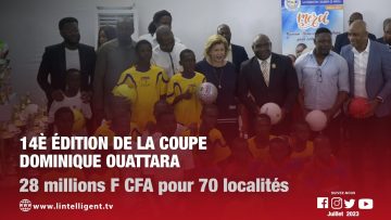 14è édition de la coupe Dominique Ouattara : 28 millions F CFA pour 70 localités