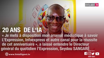 20 ans  de l‘IA: Seydou SANGARÉ met à disposition mon arsenal médiatique