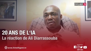 20 ans IA: la réaction du Journaliste ALI DIARRASSOUBA