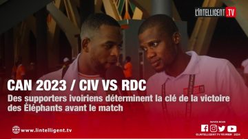 CAN 2023: Des supporters ivoiriens déterminent la clé de la victoire avant le match CI / RDC