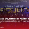 Chaire UNESCO, Eau, Femmes et Pouvoir de Décisions : réactions lors de la remise de diplômes