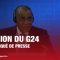 COMMUNIQUÉ DE PRESSE DU G24