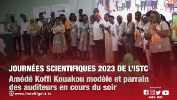 Journées Scientifiques 2023 de l’ISTC:  Amédé Koffi Kouakou, parrain des auditeurs en cours du soir
