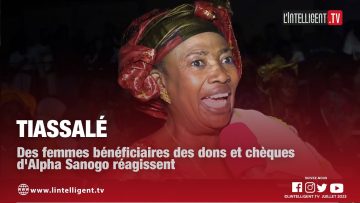 Tiassalé : des femmes bénéficiaires des dons et chèques dAlpha Sanogo réagissent