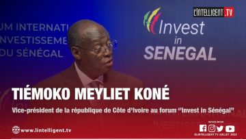 Tiémoko Meyliet Koné au forum ‘’Invest in Sénégal’’