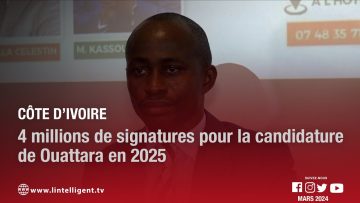 Côte d’Ivoire : 4 millions de signatures pour la candidature de Ouattara en 2025