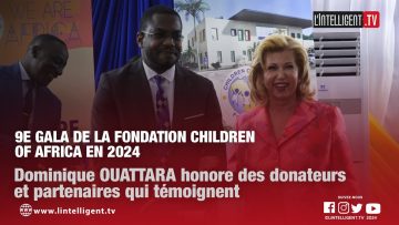 Dominique OUATTARA honore des donateurs et partenaires qui témoignent