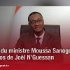 FDFP : réponse du ministre Moussa SANOGO après des propos de Joël N’GUESSAN