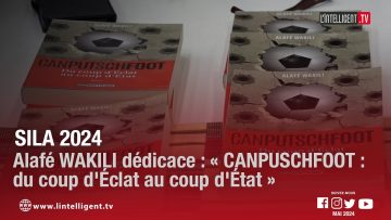 SILA 2024 : Alafé WAKILI dédicace « CANPUSCHFOOT : du coup dÉclat au coup dÉtat »