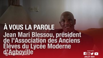 À vous la parole avec le président de lAssociation des Anciens Élèves du Lycée Moderne dAgboville