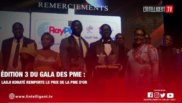 Édition 3 du Gala des PME : Ladji KONATÉ remporte le prix de la PME dOr