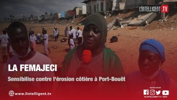 La FEMAJECI sensibilise contre lérosion côtière à Port-Bouët