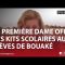 La Première Dame offre des kits scolaires aux élèves de Bouaké