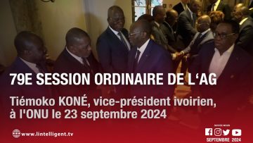 Tiémoko KONÉ, vice-président ivoirien, à lONU le 23 septembre 2024