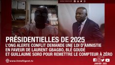 L’ONG Alerte Conflit demande une loi d’amnistie en faveur de Laurent GBAGBO, Blé GOUDÉ et SORO