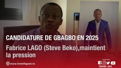 Candidature de Laurent GBAGBO en 2025 : Fabrice LAGO (Steve Beko) maintient la pression