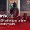 Côte d’Ivoire : l’UJ-RHDP prête pour la liste électorale provisoire
